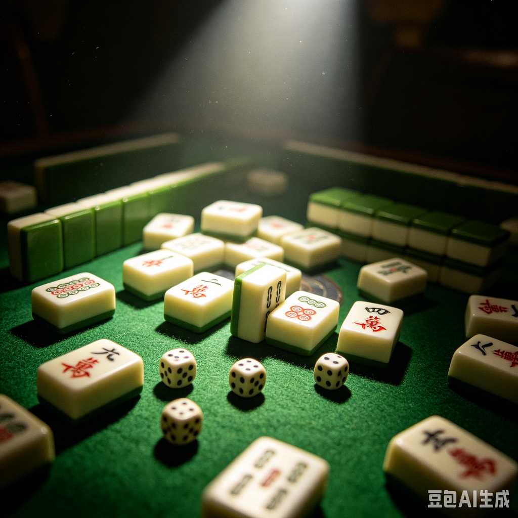 unique text mahjong tiles design