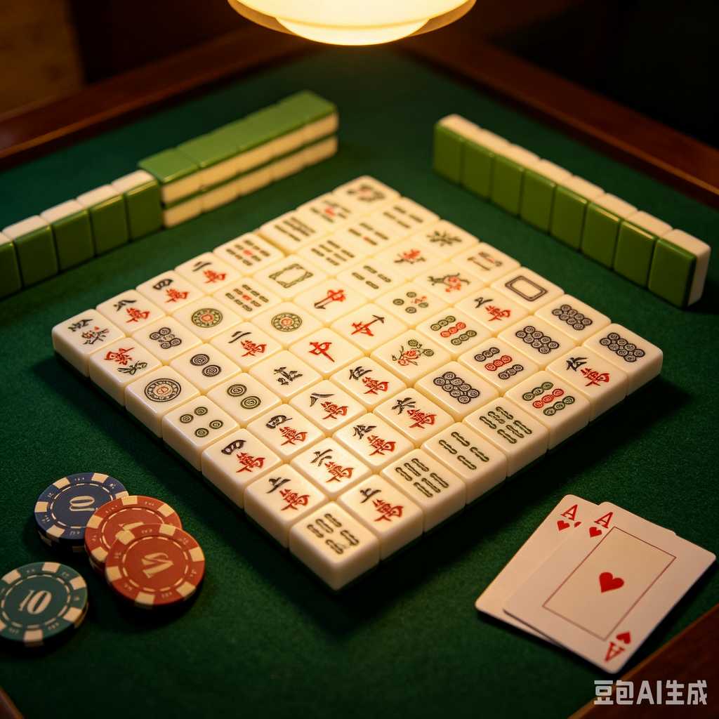 oil painting mahjong set