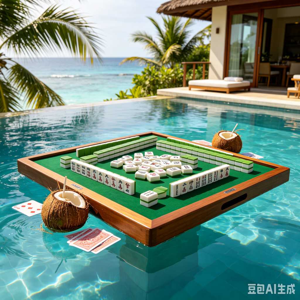 printed logo mahjong set